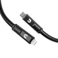 Cummins 4ft Lightning to USB-C HD Steel Cable CMN4701